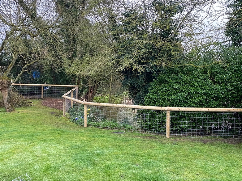 Child-Friendly Safety Pond Fencing Project - 1