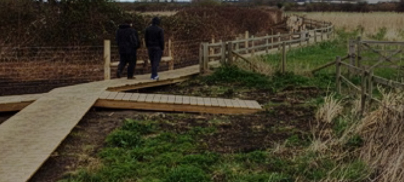 Decking and Stock Fence Installed at Walthamstow Marshes