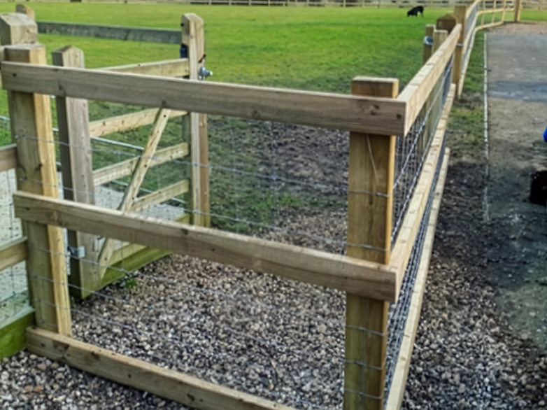 Stock Fencing for Dog Paddock - 5