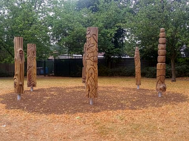 Totem Poles - Cottons Park Project - 9