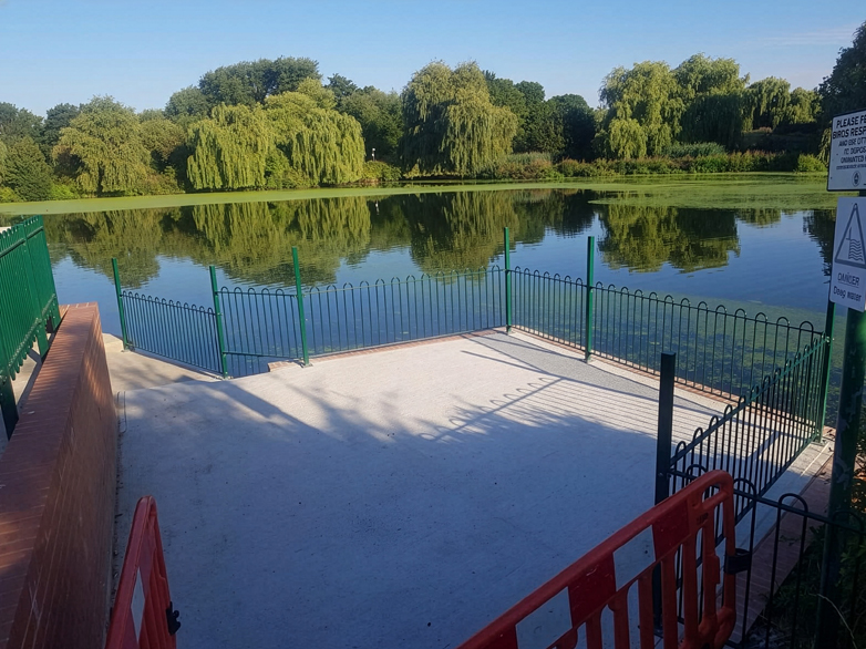 Bow Top Lake Railings - Harrow Lodge Park Project Gallery 2