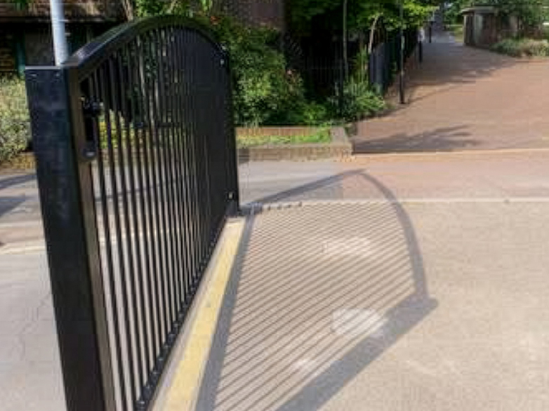 Vertical Bar Gate Installed for Pedestrian Safety in Romford