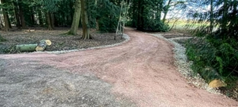 Groundworks and drainage installation at woodland ceremonial park