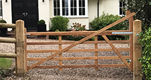 Hardwood Entrance Gates