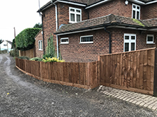 Small Closeboard Fence