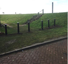 Cast Iron Bollards & Hingeless Barrier