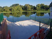 Bow Top Lake Railings