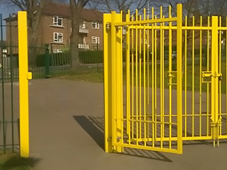 Heavy Gate Hung with Certified Welds