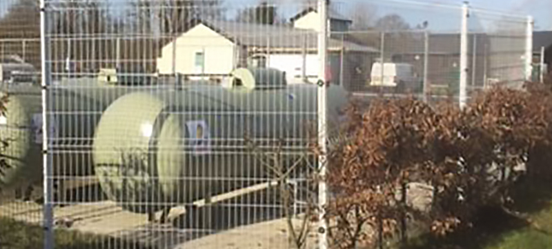 Gas Storage Security Fencing Mesh Panels