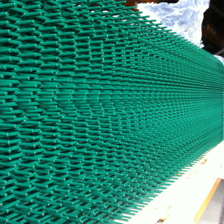 Image of industrial mesh panel security fencing
