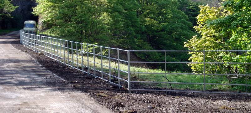 Estate fencing installed by Farm &amp; Country Fencing